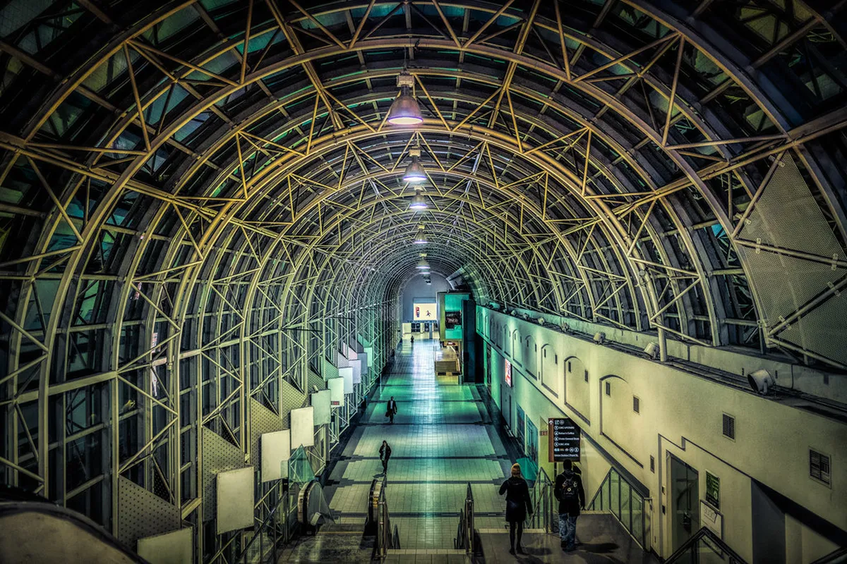 Walk from Train Station to Center in Český Krumlov