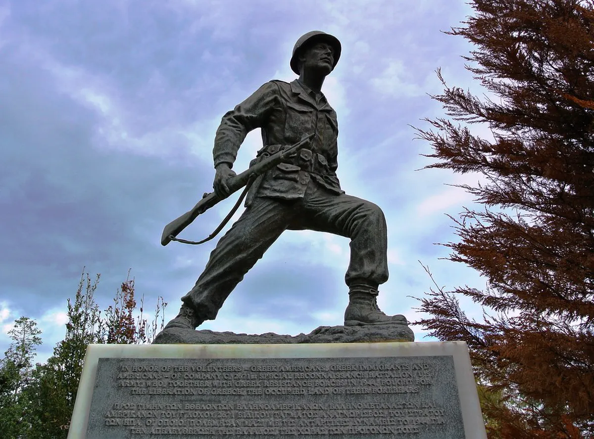American Liberation Monuments Plzeň Walking Map Guide